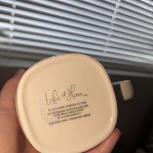 Life at Home Cream Ceramic Mug